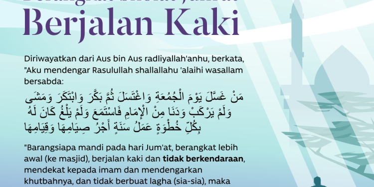 pahala berangkat shalat jumat
